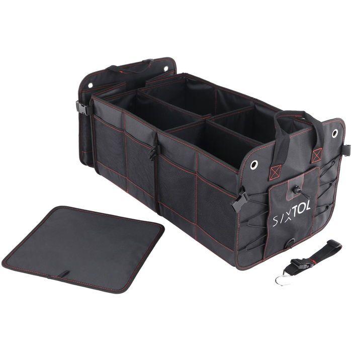 Organisateur De Voiture - SIXTOL - Car Compact 19 Pro - 19 Compartiments - Pliable - Noir