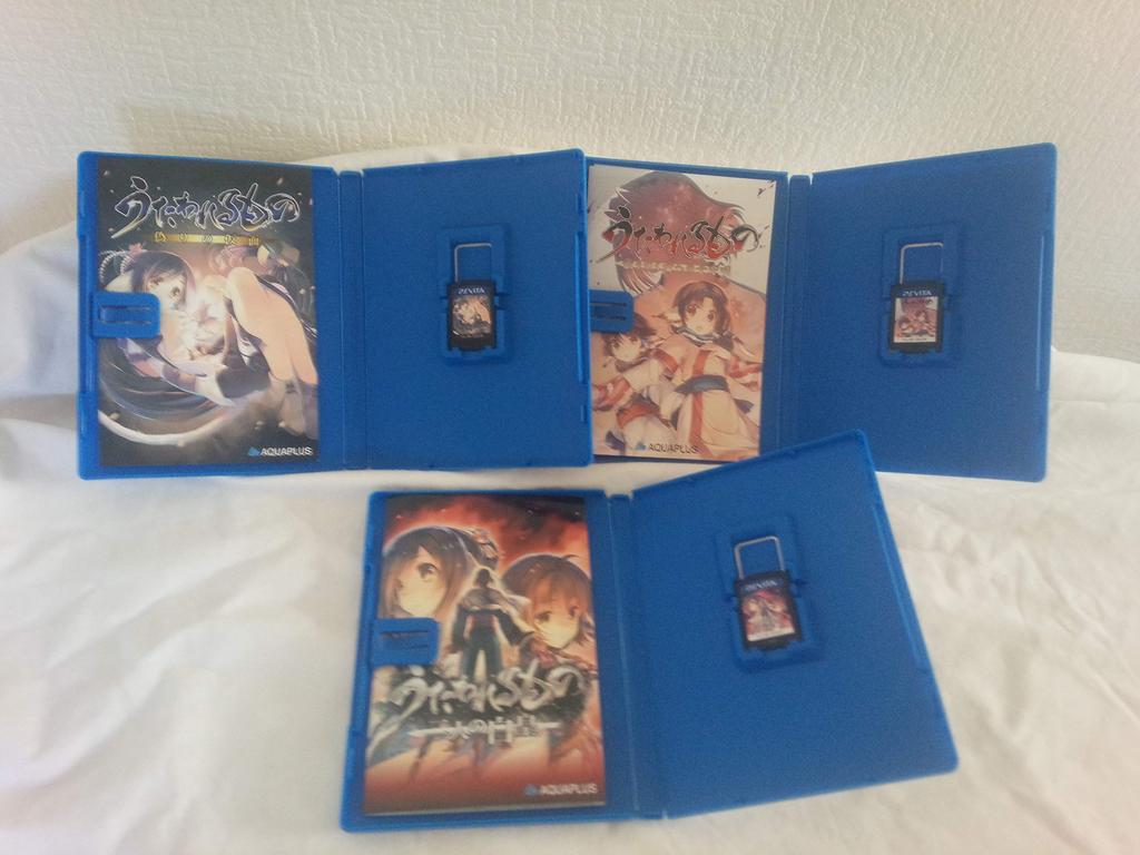 Utawarerumono Trilogy Box Original Anime Magnificent Days of Princess Original Visual Book PSVita (Bonus Blu-ray "The Tusukuru", Soundtrack,
