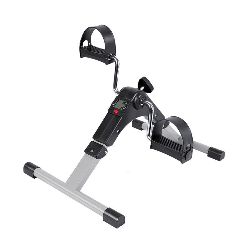 Folding Mini Exercise Bike: Under-Desk Pedal Stepper Leg Trainer for Home Fitness