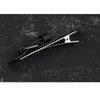 Original handmade leather buckle hairpin Punk subculture Y2K girls black duck bill hairpin