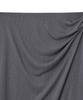 NOIRER FOR WOMAN Silky Drape Skirt (Charcoal)