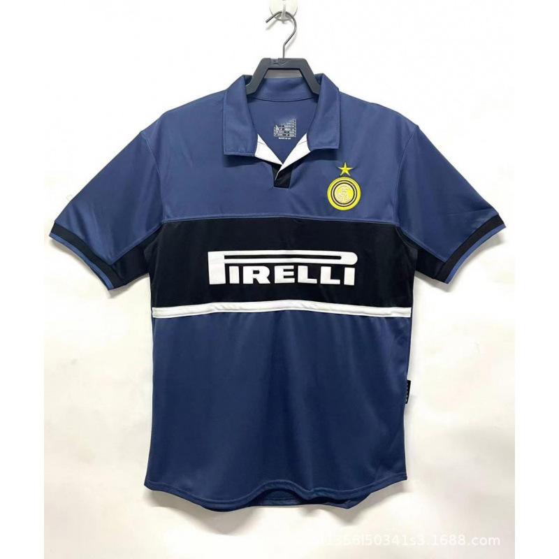 0809 Classic Retro Inter Jersey Home and Away Short-sleeved No. 22 Milito Champions League Serie A Club Football Jersey