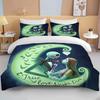 3D The Nightmare Before Christmas Printed Bedding Set 1 Duvet Cover 2 Pillowcases Adult and Children Bedding Set Multiple Sizes