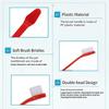 Dog Cat Toothbrush Set Soft Bristles for Small Pets Oral Care Reduces Plaque Daily Cleaning Solution