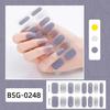 Semi-Cured Gel Nagellackstreifen Gel Nägel Vollständige Wraps Streifen Gel Nagelaufkleber