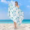 Blue Sea Turtle Ocean Animal Beach Towel Polyester Quick Dry Sand Free Swim Bath Towel for Summer Vacation Beach Surfing Travel