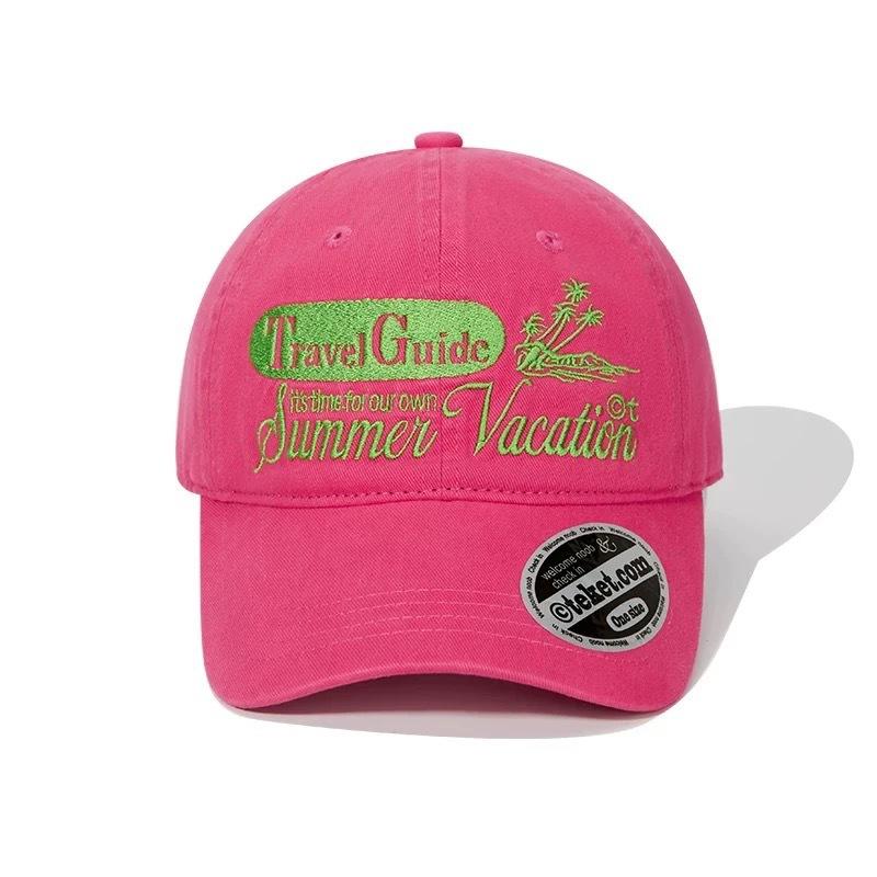 

Кепка бейсболка с мягким верхом стирка дофамин корейский стиль нишевый американский ретро уличный трендовый с вышивкой букв