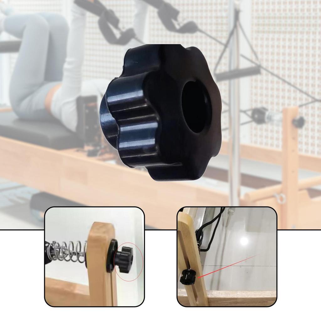 Pilates Core Bed Equipment Mount Nut Pilates Reformer Accessories Hardware for Sitting Box Block Deck Home Studio