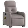 VidaXL Fauteuil Inclinable de Massage, Chaise de Relaxation avec Dossier et Repose-pied Réglables, Siège de Salon Salle de 3206811