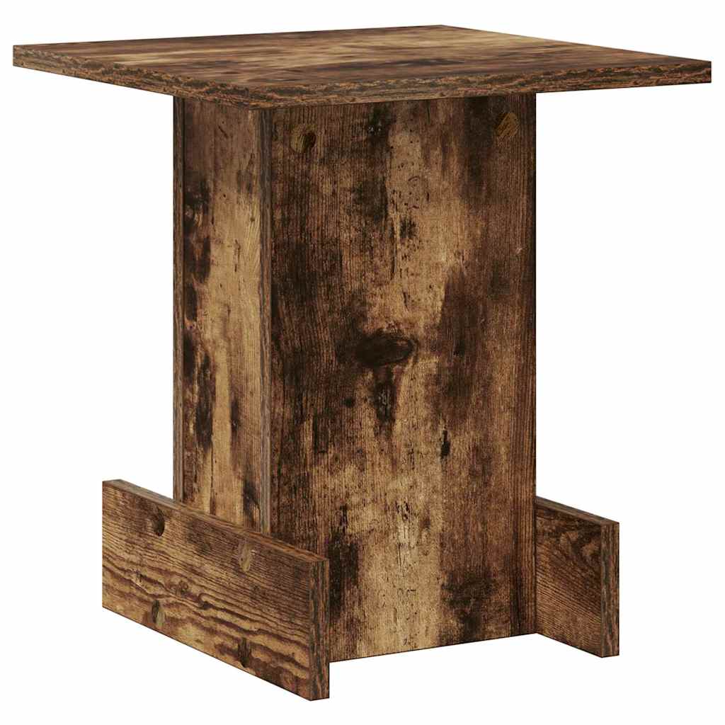 Side Table Smoked Oak 35.5 X 35 X 40 Cm Engineered Wood