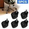 5PCS Heavy Duty Wheel Wear Resist Small Rolling Caster Set Multi-Purpose Mute Swivel Caster Replacemen Furniture Wheels Roller
