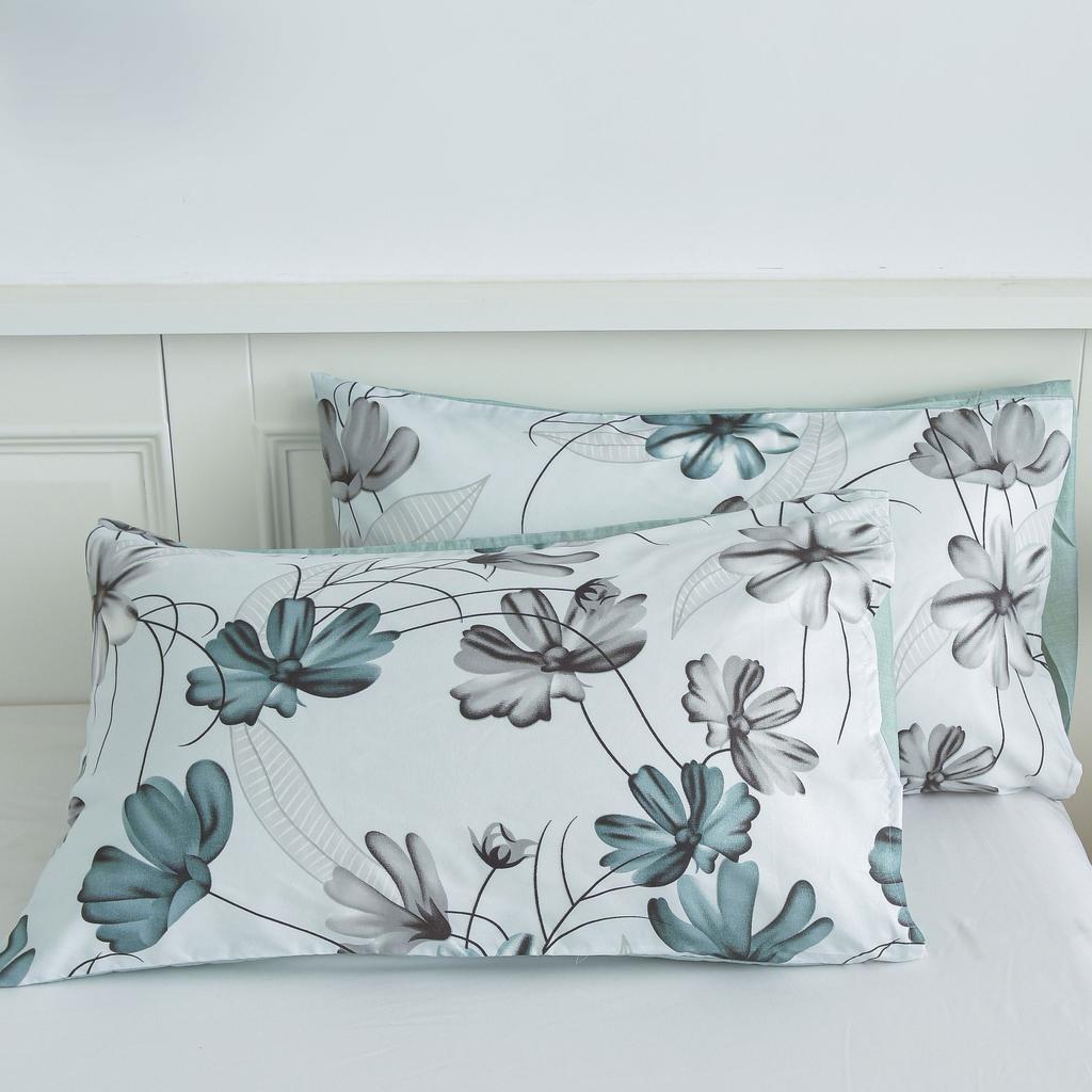 Flower Print Bedding Set Soft Comfortable Duvet Cover For Bedroom Guest Room (1*Duvet Cover + 2*Pillowcases)
