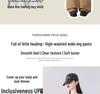 Spring/Summer 2026 Loose Maternity Wide-Leg Pants - Washed Cotton, Casual & Skin-Friendly Suit Pants for Moms