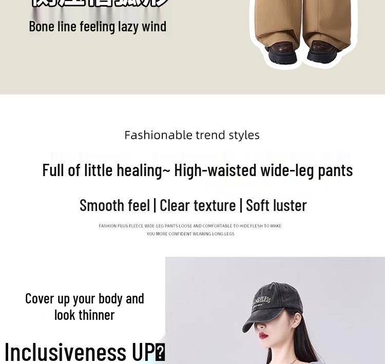 Spring/Summer 2026 Loose Maternity Wide-Leg Pants - Washed Cotton, Casual & Skin-Friendly Suit Pants for Moms
