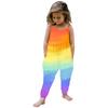 Småbarn Jenter Baby Barn Jumpsuit Tie-dye Strap Romper Sommer antrekk