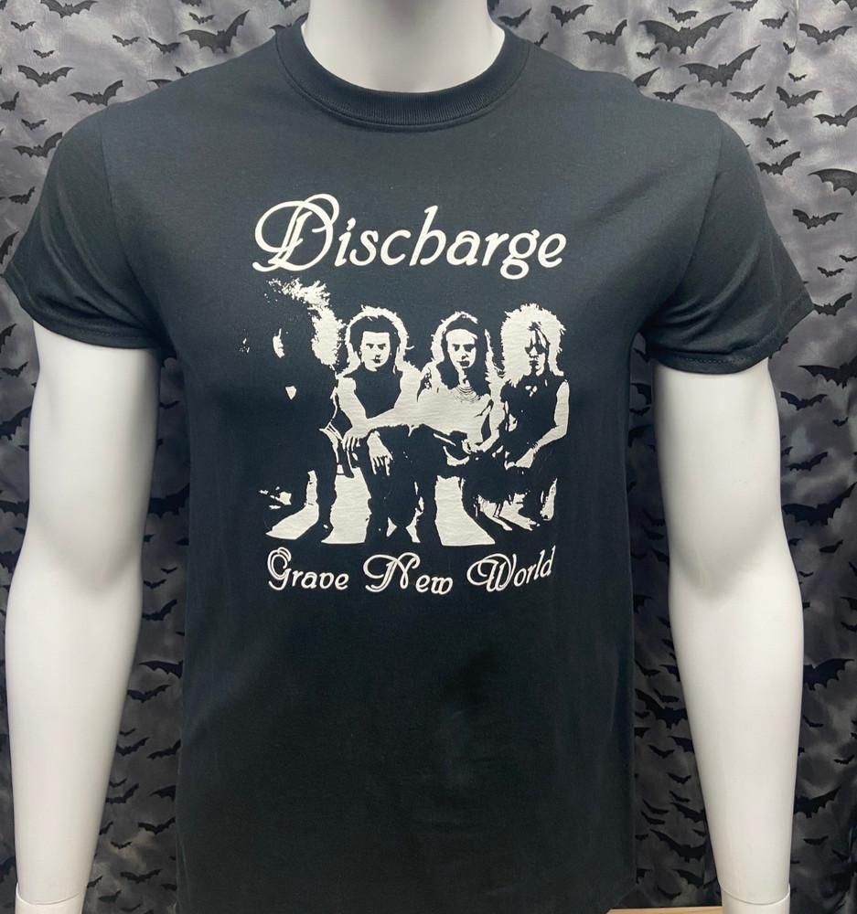 Discharge T-Shirt Grave New World Album Art D-Beat Crust Punk Merch Unisex
