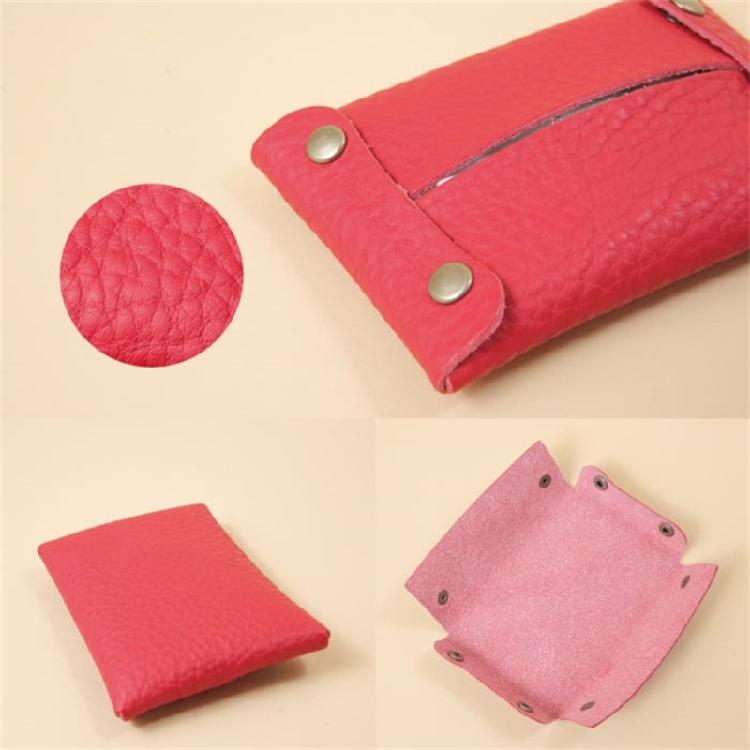 Modern Tissue Organizers Travel Friendly Tissue Holder Soft PU Leather Paper Case for Personal Care Items
