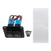 12V 24VDC Switch Blue Rocker Switch Low-Light Conditions Robust Plastic Construction Car Motorcycle Boat Use For Device Control