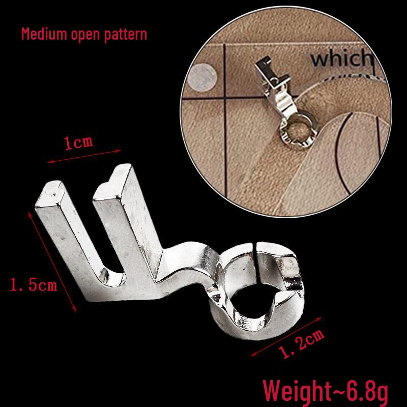 Adjustable Multi-Functional Sewing Machine Presser Foot Set with Fabric Strip, Imitation Synchronous, and Overlocking Features