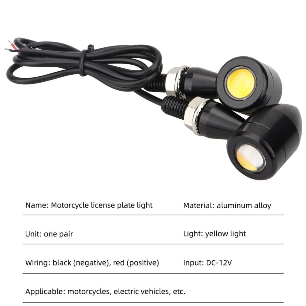 Eagle Eye LED Motorcycle Signal Lights Aluminum Alloy Water Proof Motorcycle Taillight High Brightness Universal