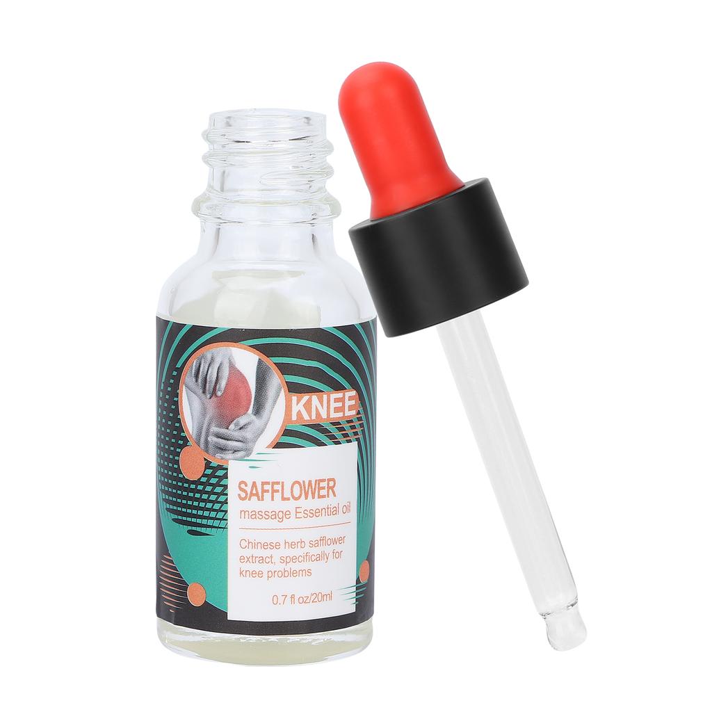LANSIYI Natural Plant Oil Absorbable Relieve Knee Discomfort Safflower Massage Oil 20ml
