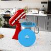 25cm Doublures de Bol en Silicone Mélangeurs Résistantes à la Chaleur Qualité Alimentaire Couvercles de Verrouillage Bol en Silicone Pour Mélangeurs sur Socle à Tête Inclinable 4.5 Qt