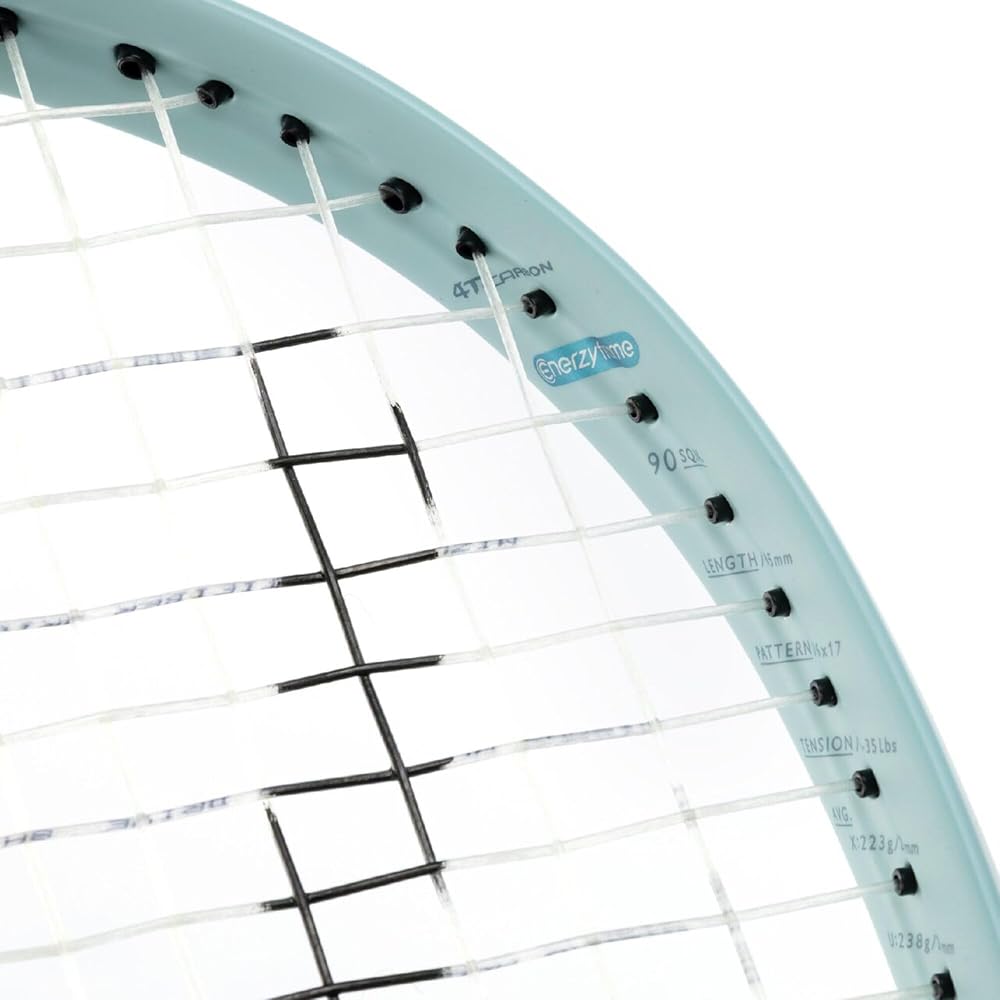 Mizuno Acrosspeed V-01 Unisex Soft Tennis Racket Frame Only with Portable Case Ash Green Yellow 63JTN6A3 Size 0