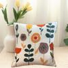 1PC Plant Flower Pattern Polyester Cushion Cover, Pillow Cover, Room Decor, Bedroom Decor, Sofa Decor, Collectible Buildings Accessories