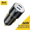 Essager 100W Car Charger Fast Charging Quick Charger QC PD 3.0 for IPhone 14 Type C USB Car Charger for Samsung Laptops Tablets