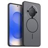 Solid Color Frosted TPU Phone Case for HONOR X9d,X9c Smart Decorative MagSafe‑Style Ring Print Cover