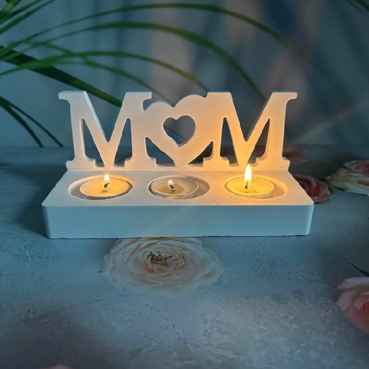 Candle Holder Molds with Base for Crafting Candle Holder