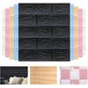 10 Pcs 3D Peel and Stick Foam Wall Panel Stickers, 14 Sq Feet Self Adhesive Faux Stone Decorative Brick Wallpaper Tiles for Home Decor