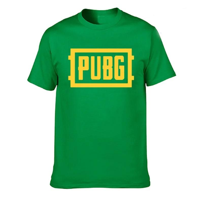 Trička Krátký Rukáv Kulatý Výstřih Nové Tričko pro Muže Fanoušci Her Dárek Přítel Dárek Tištěné Bavlna PUBG Bavlna Volné TRIČKA Topy