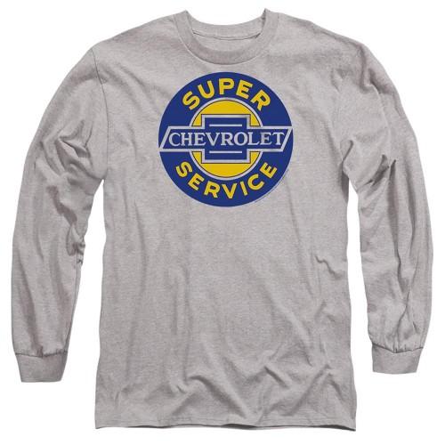 Chevrolet Unisex Adult Super Service Heather Long-Sleeved T-Shirt