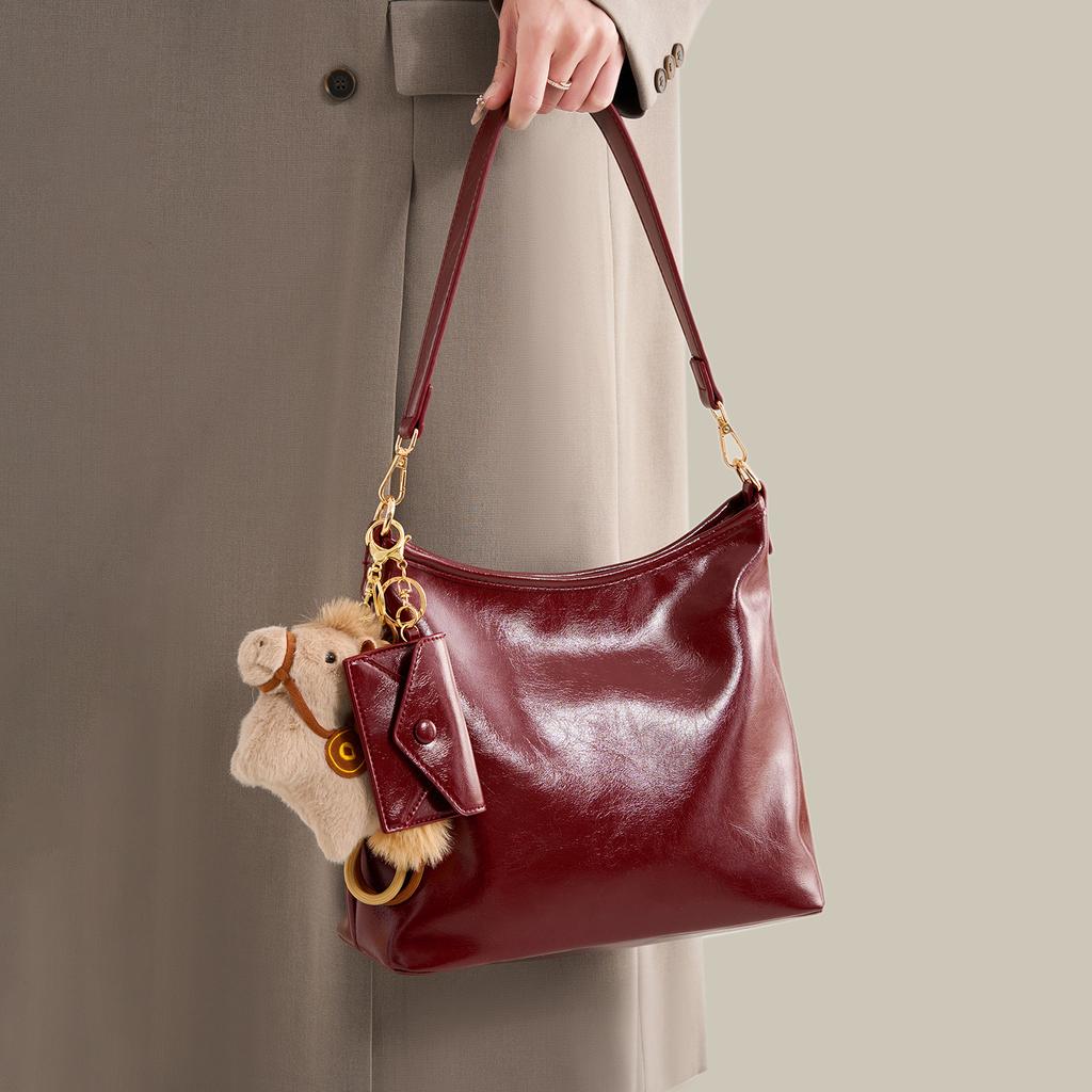 Light Luxury High-End Red Bag Atmospheric Bride Wedding Handbag Trendy Versatile Fashion Shoulder Bag