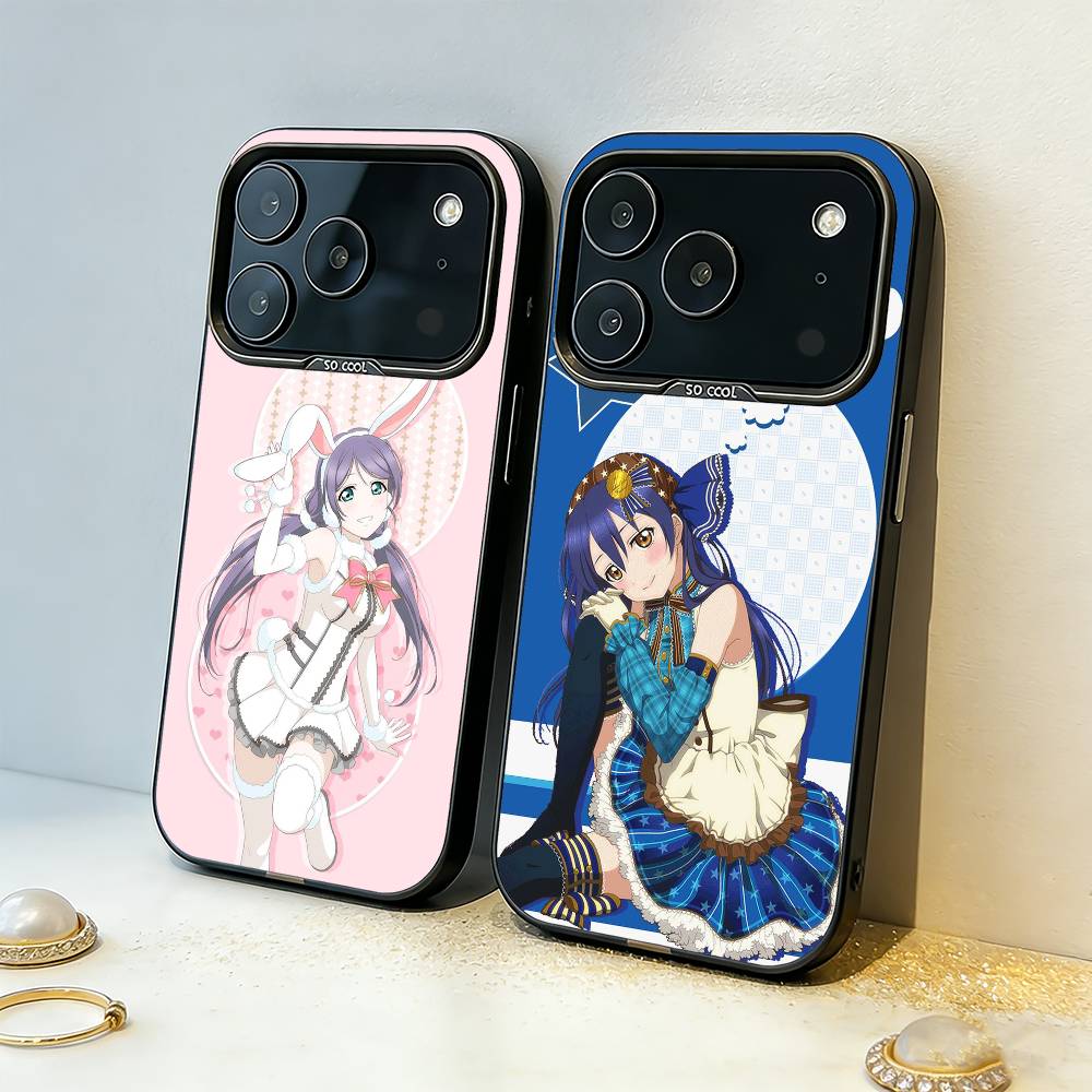 Love Live School Ldol Diary Phone Case For iPhone17,16,15,14,13,12,11,Pro,MAX White Matte Shockproof Cover