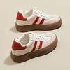 Autumn and winter new retro board shoes women's versatile platform sports casual white shoes