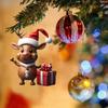 Cartoon Weihnachtsbaum Elch Anhänger 2D Acryl Weihnachten Elch Elch Hängeornamente Anhänger Geschenk