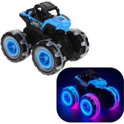 Monster Truck Jeep Off Road Vehicle Sound Light Blue