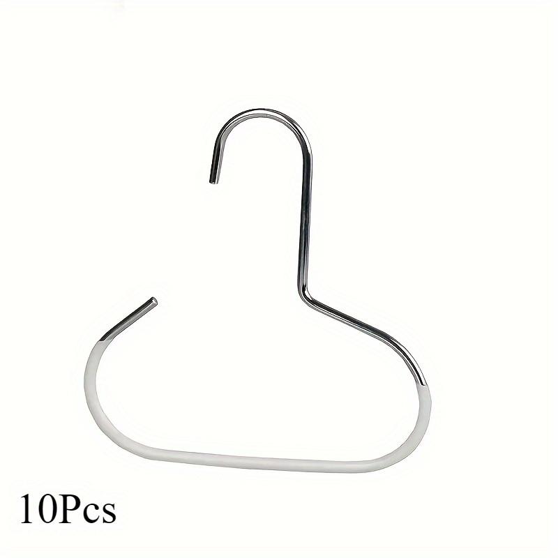 

10 шт./уп. Прочный круглый держатель для шляп, не оставляющий следов, нескользящий крючок для хранения шляп, вешалка для шарфов, полотенец, галстуков White-10Pcs