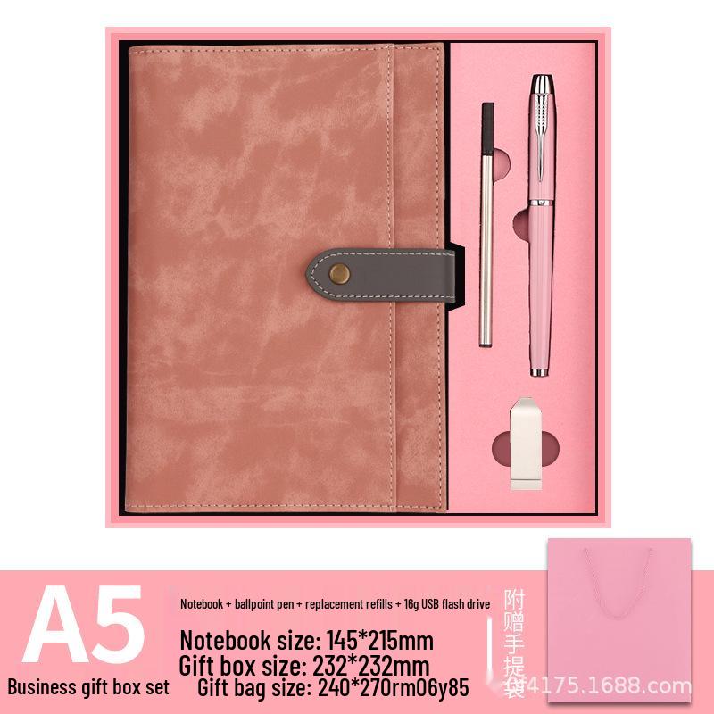 A5 Notebook & Thermos Cup Gift Set - Custom Business Souvenir with Logo