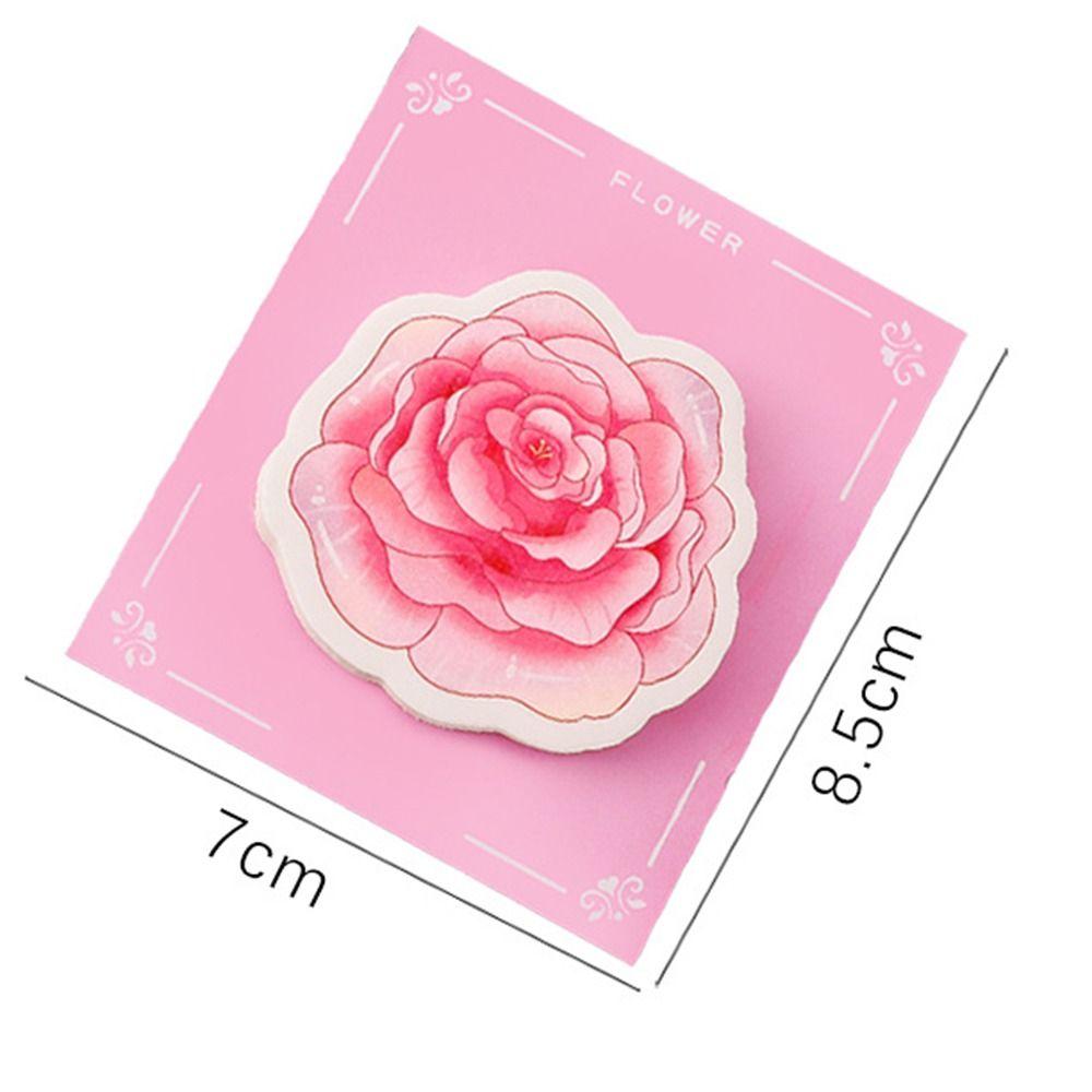Small Fresh Memo Pad Kawaii Account Decorative Material Flower Sticky Notes  Diary