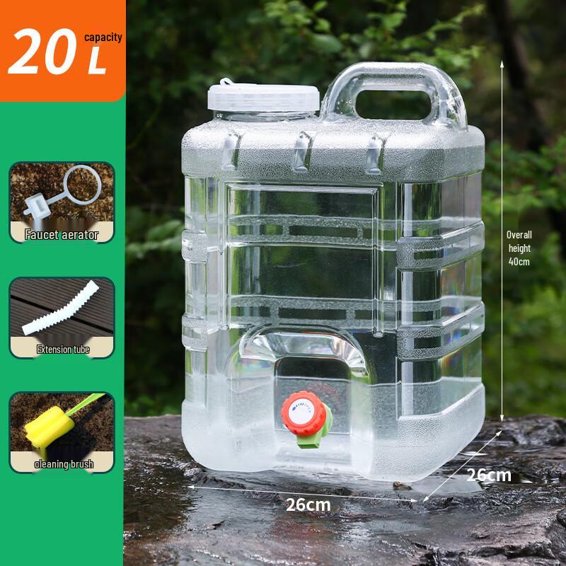 DingLe Outdoor Camping Water Bucket with Faucet