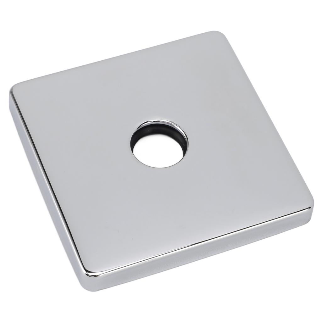 Square Shower Arm Cover Plate Universal Decorative Extra Large Stainless Steel Shower Arm Flange for Bathroom