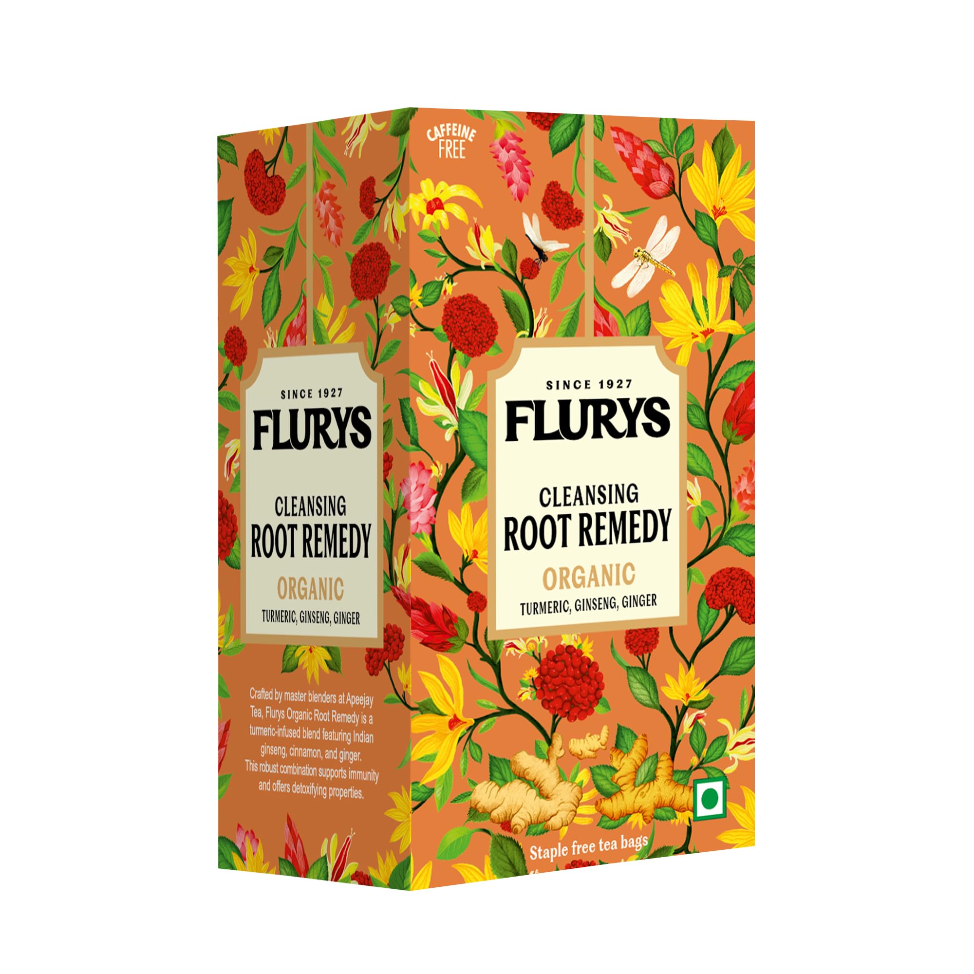 Ty-phoo Cleansing Organic Root Remedy Tea Bag (20 Tea Bags), 36 grams, Pack of 1