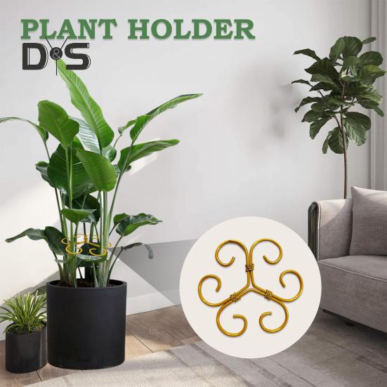 Monstera Plant Stabilizer Metal Plant Stem Holder Indoor Plant Support Stem Stabilizer for Garden Flowers Potted Plants Thriving Growth