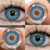 Eyeshare 1Pair NEW Color Contact Lenses High Quality Brown Eye Makeup Contact Fashion Blue Eyes Lenses Gray Contacts 6 Months