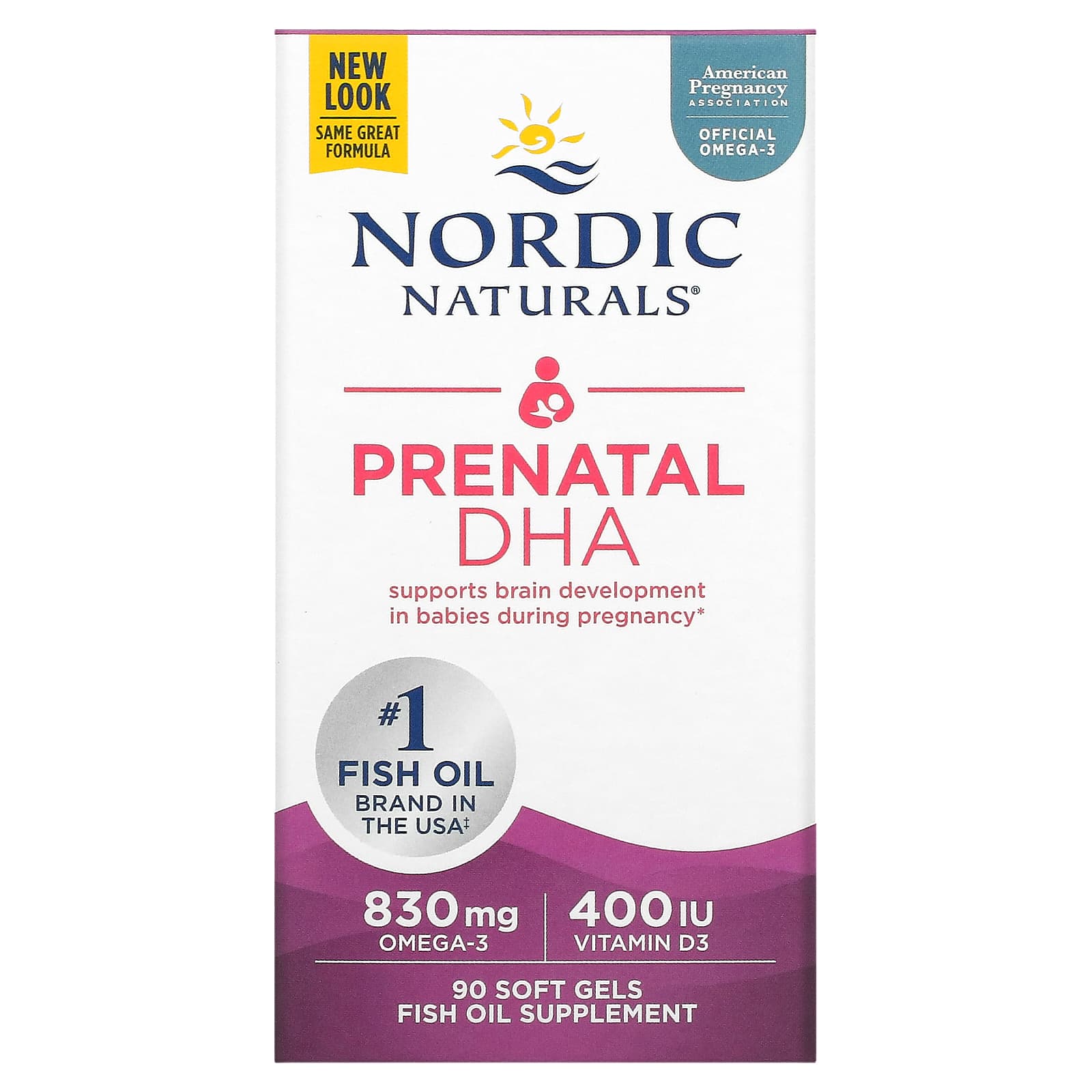 

Nordic Naturals, DHA для вагітних, 90 м яких капсул