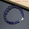 Blue Sapphire Gemstone Jewelry Sets 925 Silver Needle Earrings Rings Fine Women Jewellry Bride Necklace Set Dropshipping