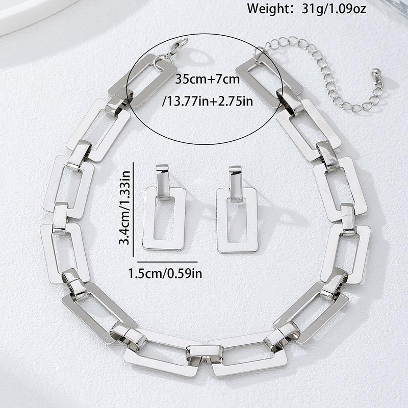 Fashion Necklace Earrings For Women Ladies